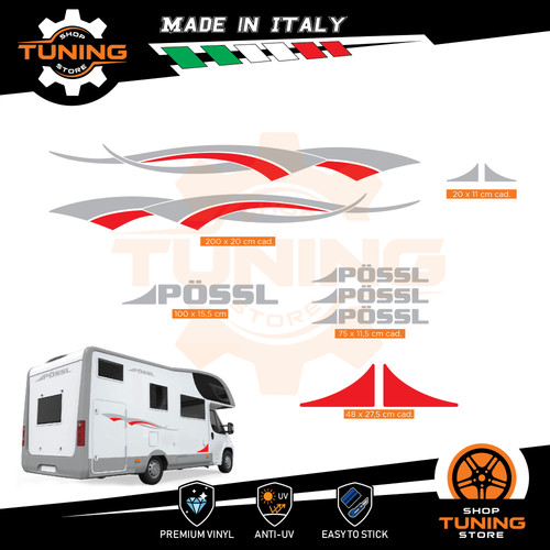 Autocollants camper kit - autocollants,