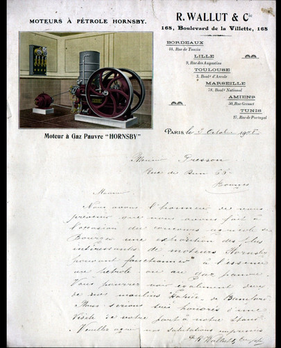 Paris moteurs à - (xix°),