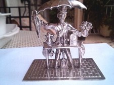 Miniature Le Marchand argent massif  Pays Bas