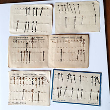 Ancien outils d'Horloger Watchmaker tools Horlogerie -Lot Aiguilles de montre 2