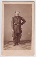 CDV Portier à Alger - MILITAIRE - Vintage albumen print c.1868