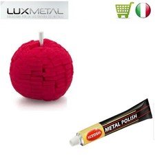 BOULE ROUGE + VERNIS MÉTAL