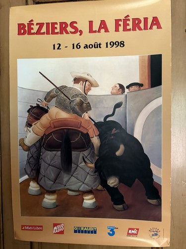 Affiche feria beziers - de, 12/16