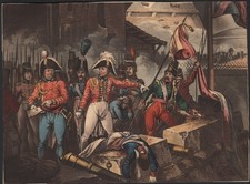 1819 Gravure aquatinte Siège