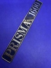 LOGO Badge Emblème Monogramme Lancia PRISMA 1600 Original Neuf Métal Authentique