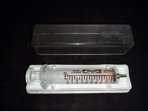 Ancienne seringue verre - ancienne,