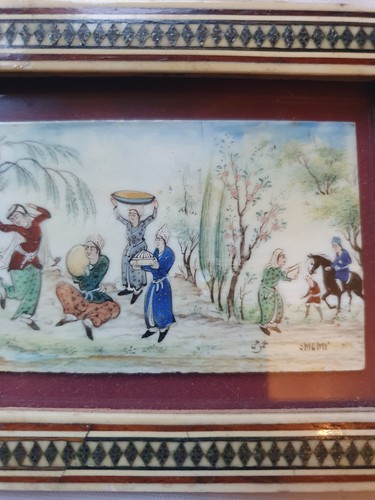 Tableau miniature perse - tableau,