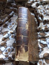 1886 Biblia, Ostervald, Sainte Bible protestante, Holy Bible.