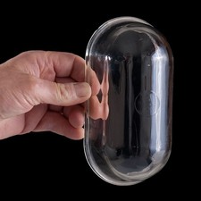 Ancien Verre de Lampe Hublot