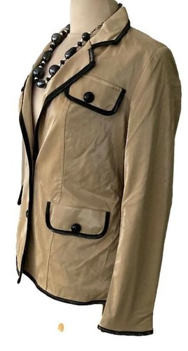 Veste courte pvc - courte, marron