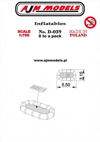 Ajm models d039 radeau de - d039,