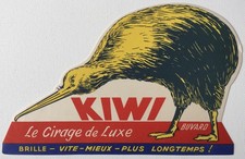 Buvard publicitaire ancien Kiwi Le cirage de luxe