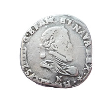 HENRI IV 1/2 franc 1604 N