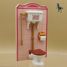 Playmobil salle de bain-batteur-toilettes-WC-citerne-manoir victorien-toilette
