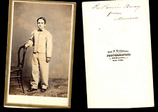 Rockwood, New York, Cousin Harry Vintage albumen print CDV. Tirage album