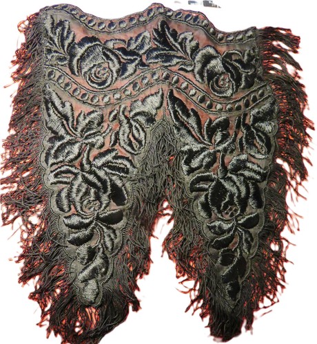 Passementerie noire ancienne - noire,
