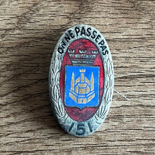 insigne militaire N475 151°
