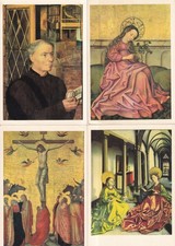 Lot de 4 cartes postales