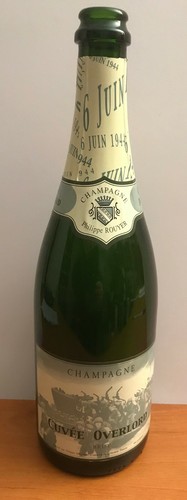 Bouteille champagne vide - champagne,
