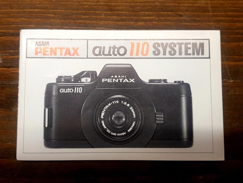 Orig pentax auto 110 manuel - orig.,