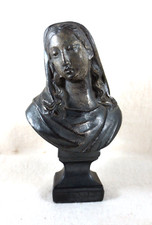 Buste torse  de la Sainte Vierge Marie - en régule  - 1920