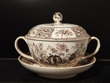 Antique rare soupière egoiste - rare,