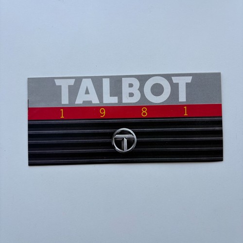 Brochure catalogue talbot - -, am