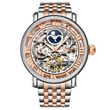 Stuhrling 3922 3 Spécial Réserve Automatique Double Temps Acier Montre Homme