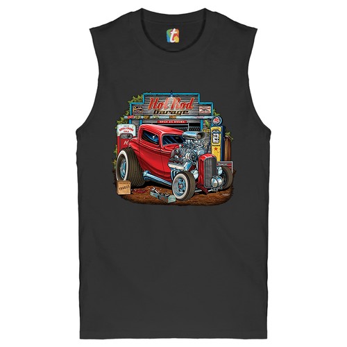 Hot rod garage muscle - hot,