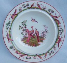 ancienne assiette wedgwood ENGLAND en porcelaine d'oiseau exotique Années 1920