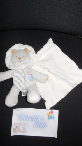 Doudou mouchoir cajou lion - cajou,