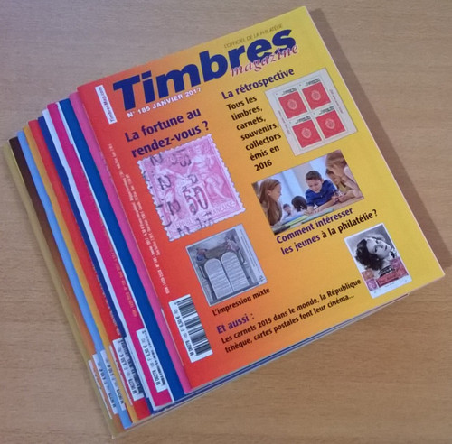 Timbres magazine année - magazine,