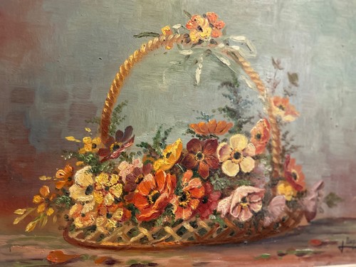 Composition florale peinture - florale,