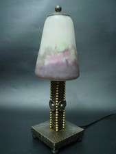 Lampe art déco fer forgé