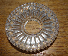 Belle Ancienne Bobèche en Verre Baccarat 9