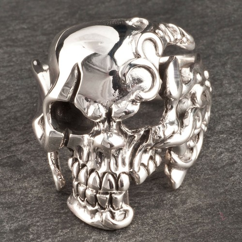 Bague argent 925 tête de - en,