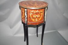 Commode Table de Téléphone Dans Style Français Baroque Avec Marqueterie Antique