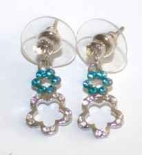 superbes clous d'oreilles cristaux Luxury B