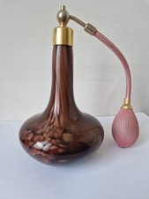 Vaporisateur Parfum Murano  Polychrome Pailleté, Signé. Année 60. 