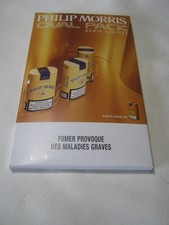présentoir publicitaire cigarettes philip morris.