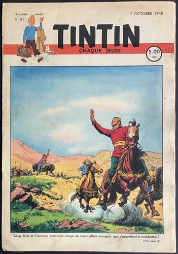 Tintin édition belge - tintin,