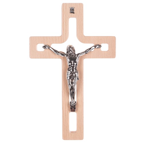 Croix murale bois moderne