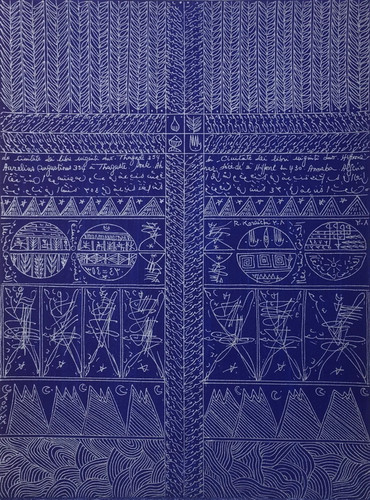 Rachid koraïchi lithographie - rachid,
