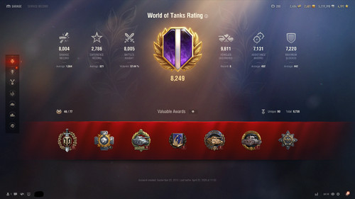 Account world tanks 8k - world, tanks-