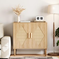 Natural rattan buffet cabinet - rattan,