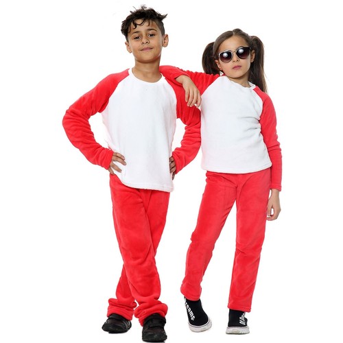 Enfants filles garçons rouge - filles,