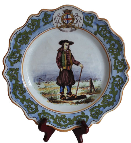 Assiette breton blason - assiette,