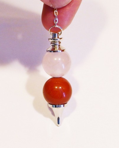 Pendule double quartz rose - pendule,