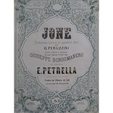 PETRELLA Errico Jone Opéra Chant Piano ca1862