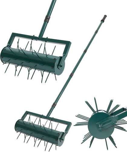Rolling lawn aerator - rolling, 16